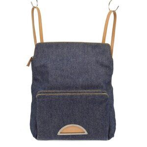 Christian Dior Blue Denim Malice Backpack
